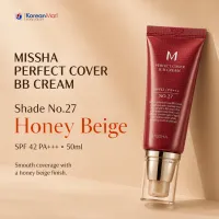 Missha M Perfect Cover BB Cream shade no#27 SPF 42 PA+++ (Honey Beige) - 50ml